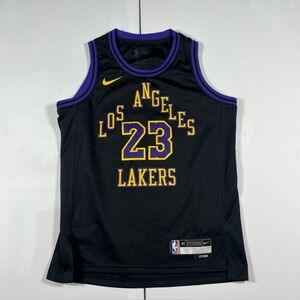 Nike Los Angeles Lakers City Edition LeBron James Swingman Jersey Youth M 10-12